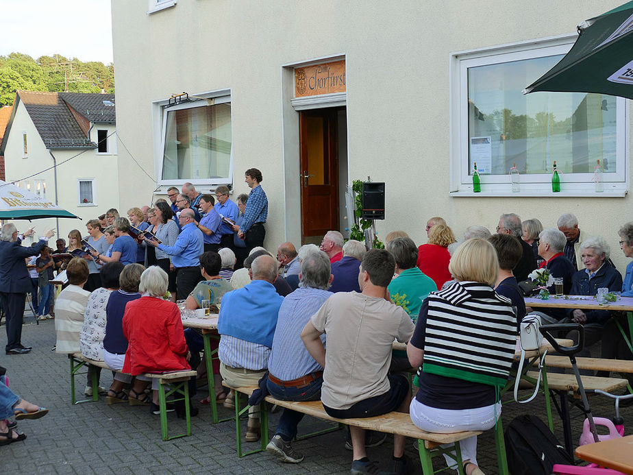 Sommerserenade vor dem "Chorfürst" (Foto: Karl-Franz Thiede)